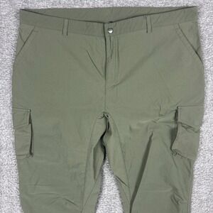 66 North Reykjavik Pants Mens XXL Green Hiking Pockets Outdoor Stretch‎ Trousers